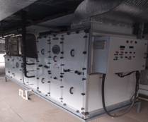 AIR HANDLING UNIT WITH DEHUMIDIFIER UNIT